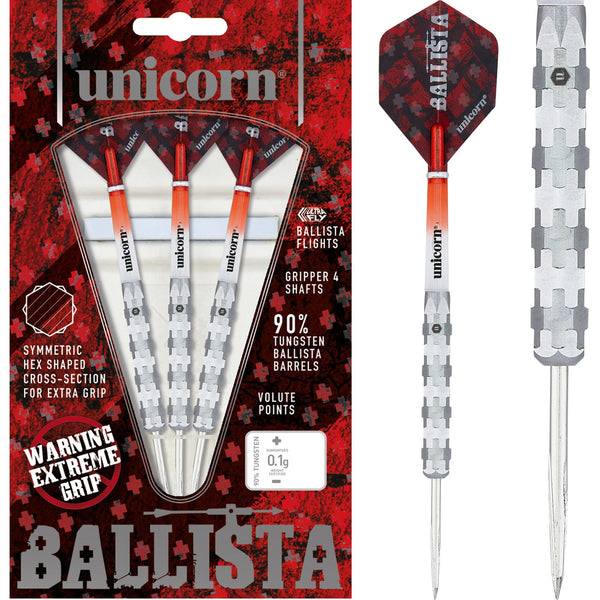Unicorn Ballista Darts - Style 1 - Steel Tip - Extreme Hex Grip