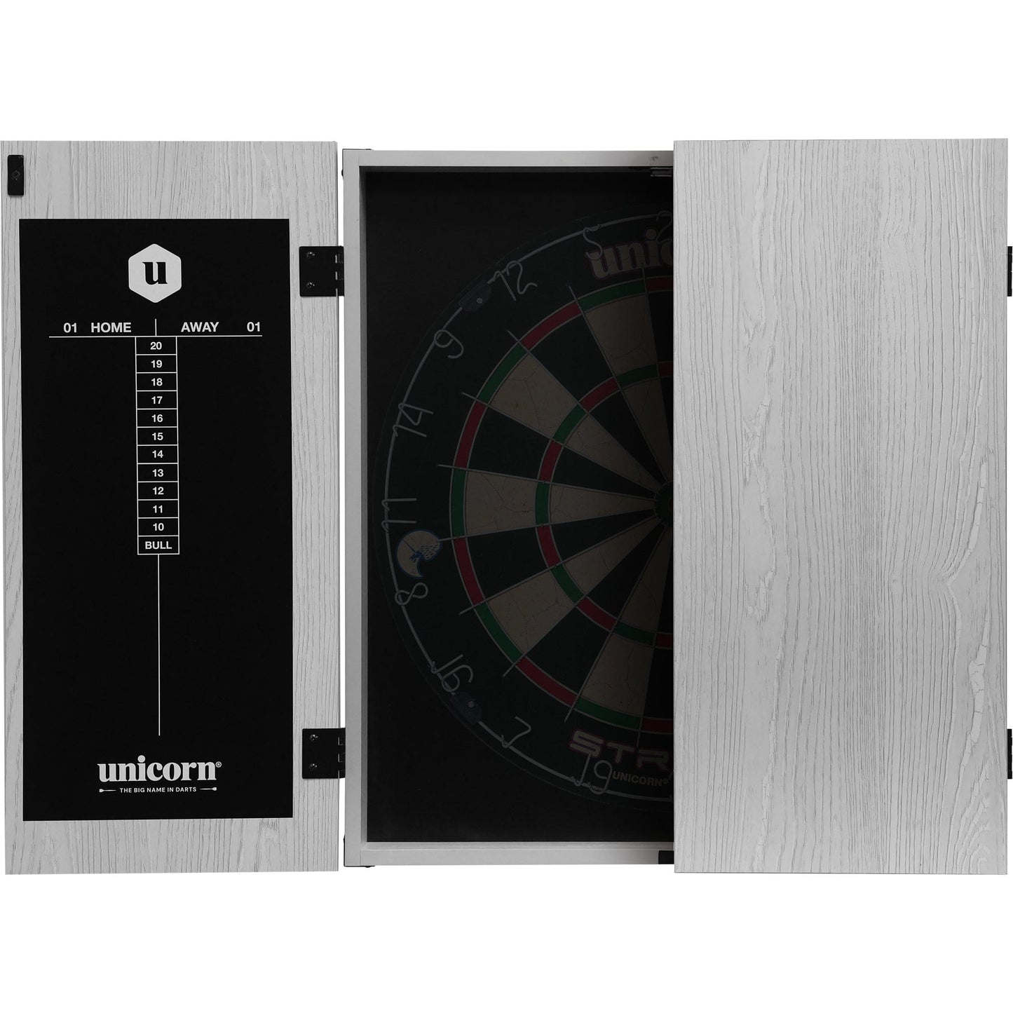 Unicorn Dartboard Cabinet - Maestro - Square - Grey