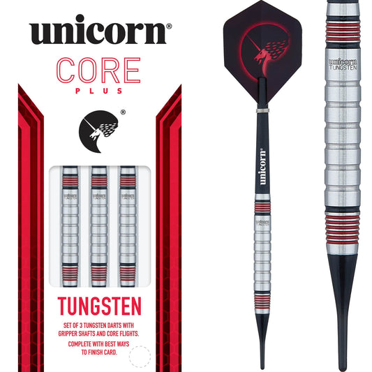Unicorn Core Plus Win Darts - Soft Tip - Style 2 - Ringed 18g