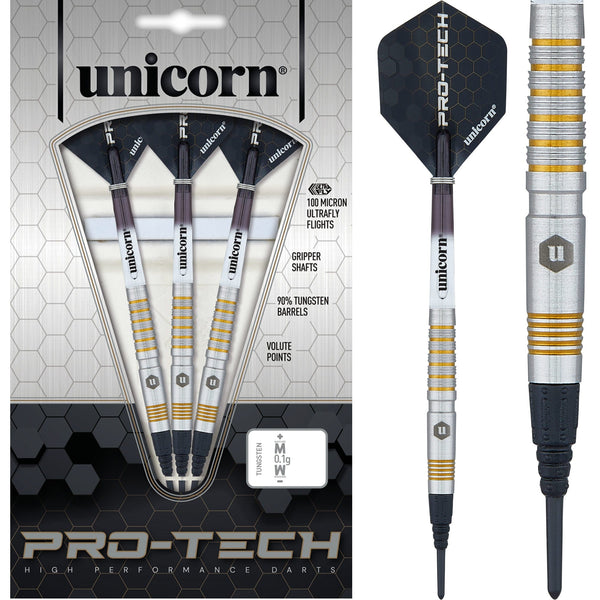 Unicorn Protech Darts - Style 2 - Soft Tip - Gold Ring