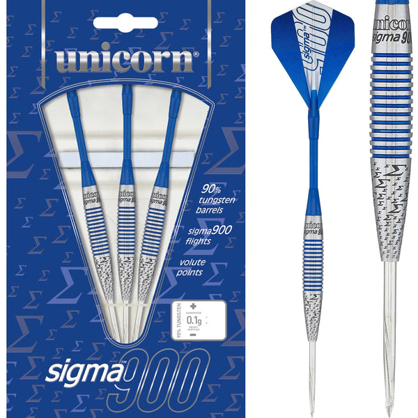 Unicorn Sigma 900 Darts - Steel Tip - Blue