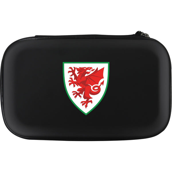 Wales FA - Cymru - Large Darts Case - Black - W1 - Welsh Crest