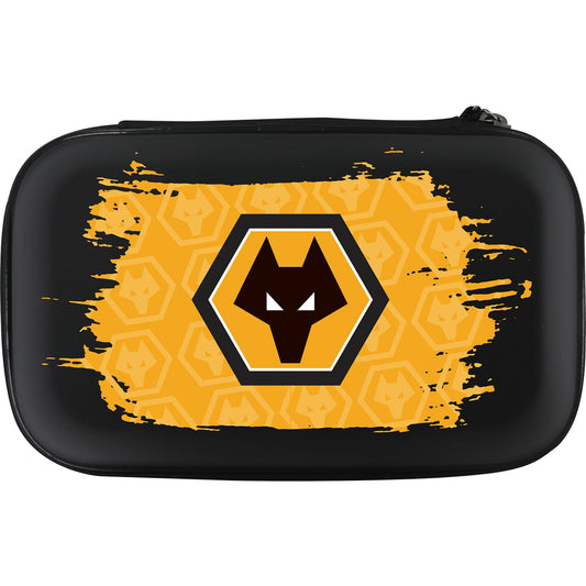 Wolverhampton Wanderers FC Large Darts Case - Black - Wolves - W3 - Repeat Crest