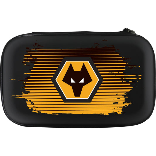 Wolverhampton Wanderers FC Large Darts Case - Black - Wolves - W4 - Stripe